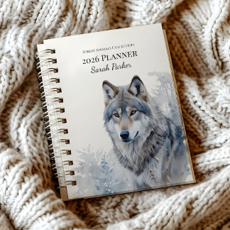 Agenda Forest Animals Personalized 2026 Planner