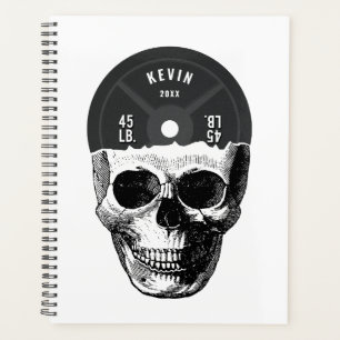 Agenda Formación de calavera de Placa de peso Fitness Bod