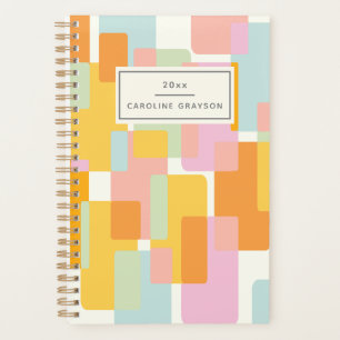 Agenda Formas Geométricas Modernas Personalizadas en Past