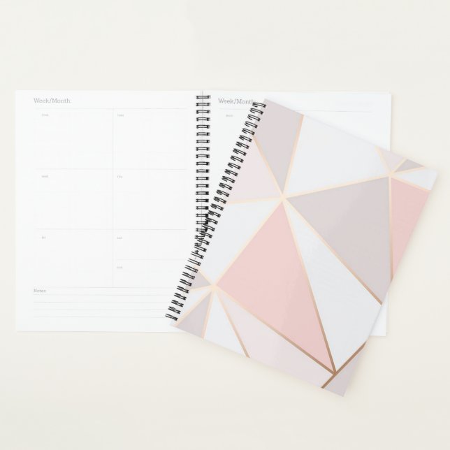 Agenda Formas geométricas rosadas (Demostración)