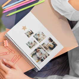 Agenda Foto de árbol de Navidad familiar moderno con estr