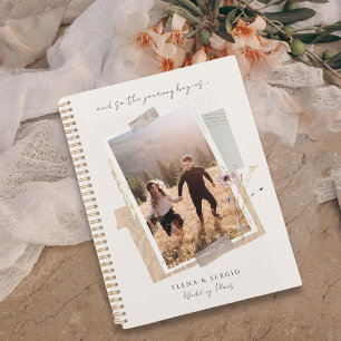 Agenda Foto de boda romántica en acuarela