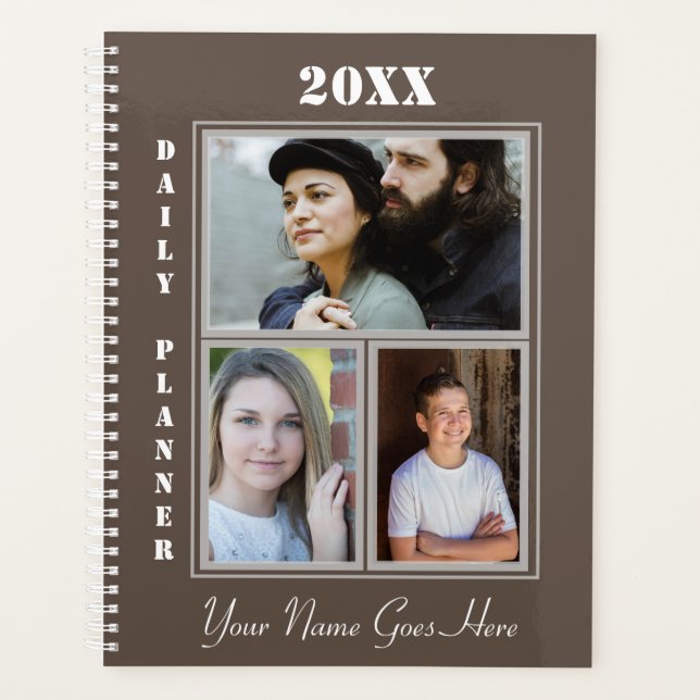 Agenda Foto de Daily Planner en CUALQUIER color! HAMbWG (Anverso)