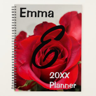 Agenda Foto de Flor Rosa Roja
