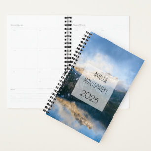 Agenda Foto de naturaleza escénica de montañas y lago