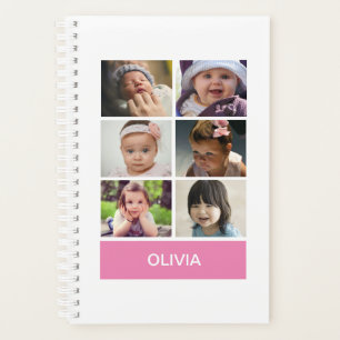 Agenda Foto de Personalizado rosa pastel - Personalizada