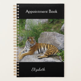 Agenda Foto de retrato de un tigre siberiano