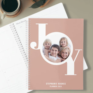 Agenda Foto de Rosa Personalizado de oro