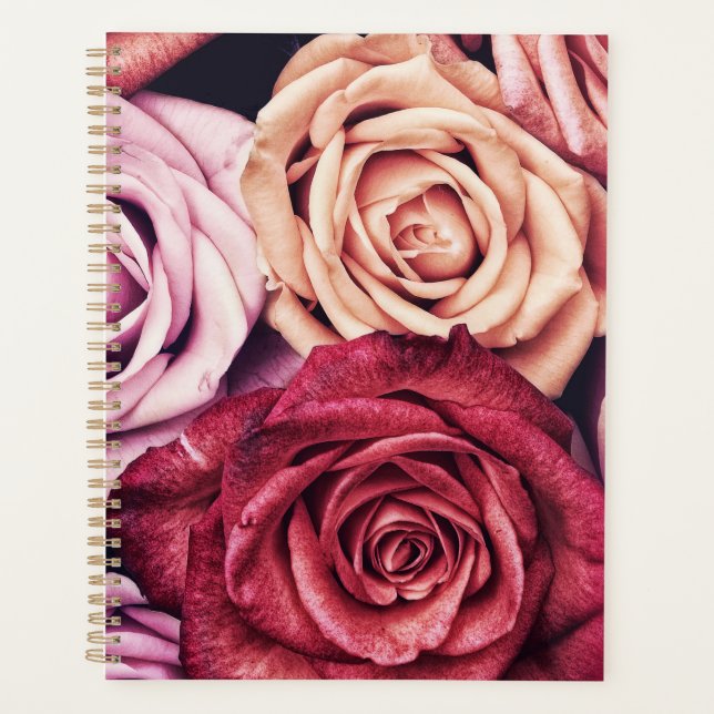 Agenda Foto de Rosas Rosa Bouquet (Anverso)