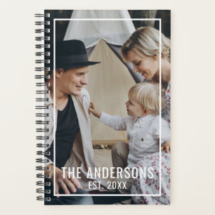 Agenda Foto del personalizado con apellido y año establec