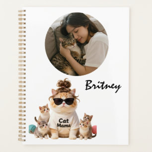 Agenda Foto divertida de gatitos y su mamá gata adorable