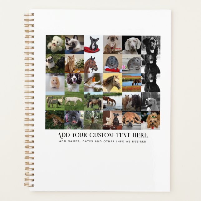 AGENDA FOTO GIFTS TEMPLATES PERSONALIZADO MASCOTAS AMIGOS (Anverso)