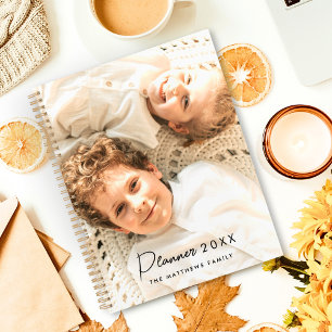 Agenda Foto moderna Personalizado 2025 Crea tu propia fam