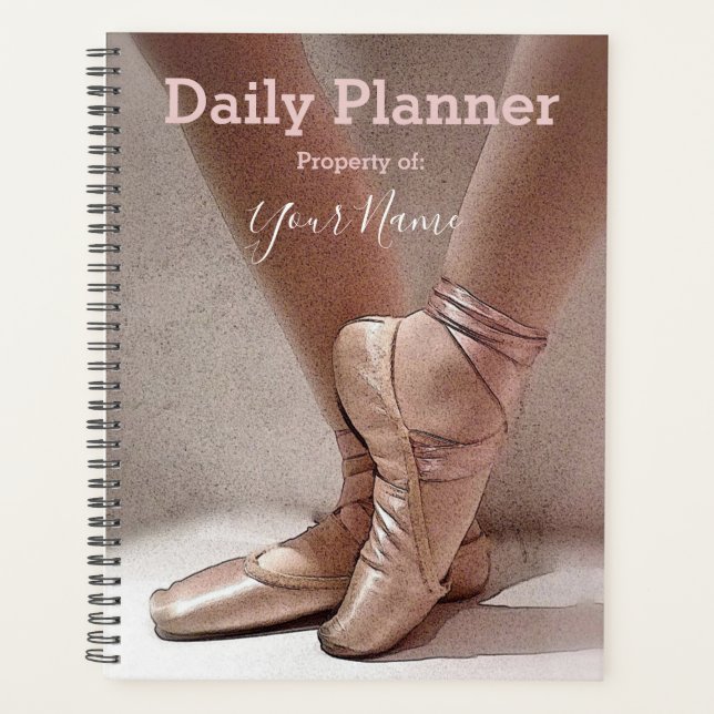 Agenda Foto: Pareja de ballet de planner diario - HAMbWG (Anverso)