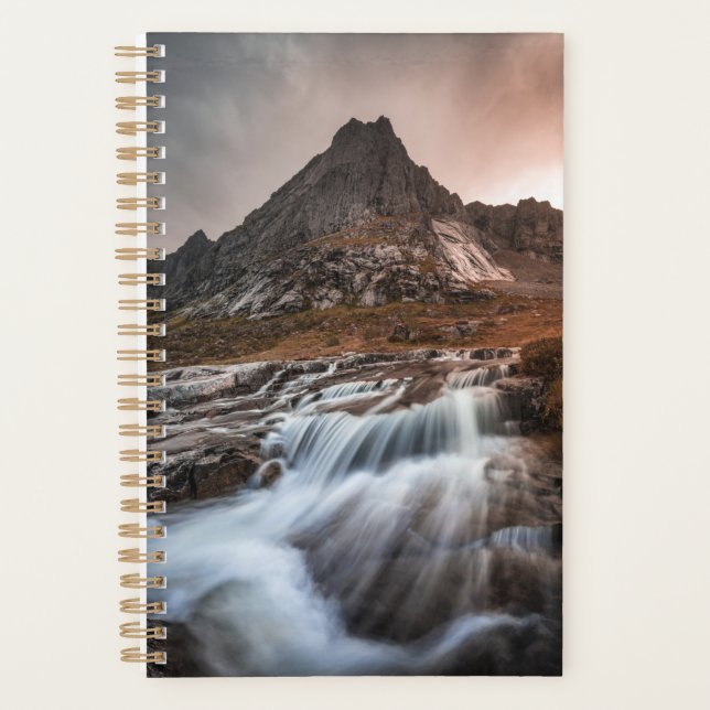 Agenda Fotografía de la cascada Lofoten (Anverso)