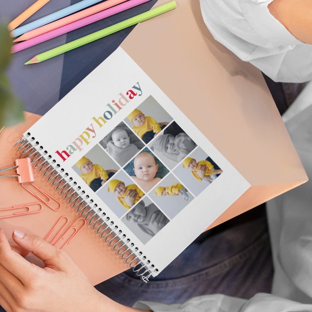 Agenda Fotografía del Collage | Coloridas vacaciones feli (Subido por el creador)