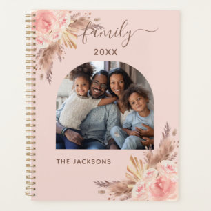 Agenda Fotografía floral rosa rosa de pampas, 2025