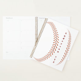 Agenda Fotos de béisbol Álbum de recuerdos rústico
