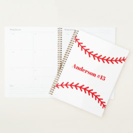 Agenda Fotos de béisbol Álbum de recuerdos rústico