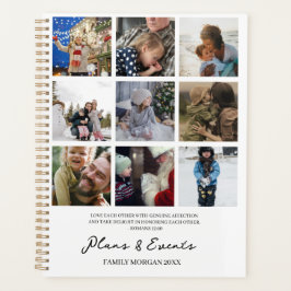 Agenda Fotos y escrituras de planes y eventos familiares