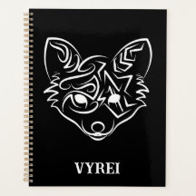 Fox tribal negra y blanca