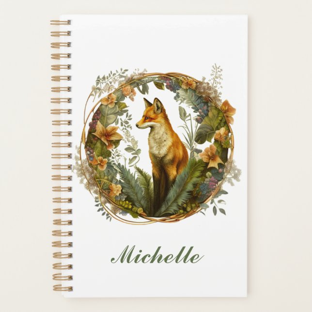 Agenda Fox Vintage personalizado (Anverso)