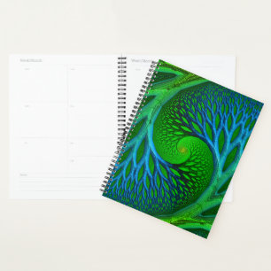 Agenda Fractal De Espiral De Árbol De Vida