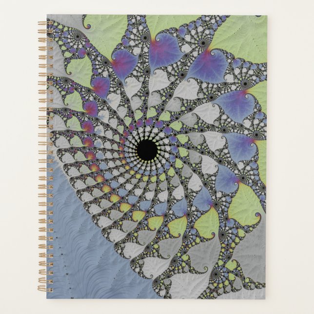 Agenda  Fractale texture végétale (Anverso)