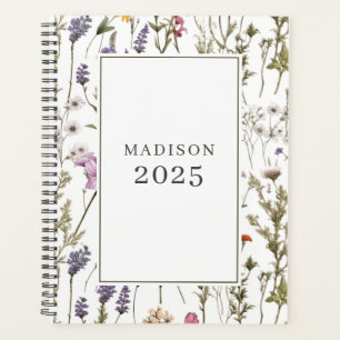Agenda Fragmento rústico Floral Botánica 2025