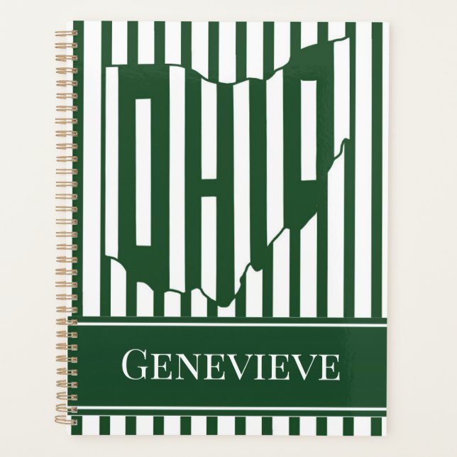 Agenda Frania Verde de Ohio (Anverso)