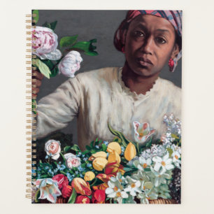 Agenda Frederic Bazille - Joven mujer con peonías