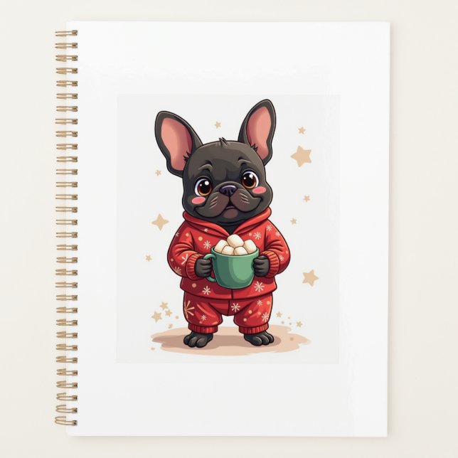 Agenda French Bulldog Cozy Cocoa (Anverso)