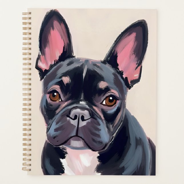 Agenda French Bulldog | Dog Pet Painting (Anverso)
