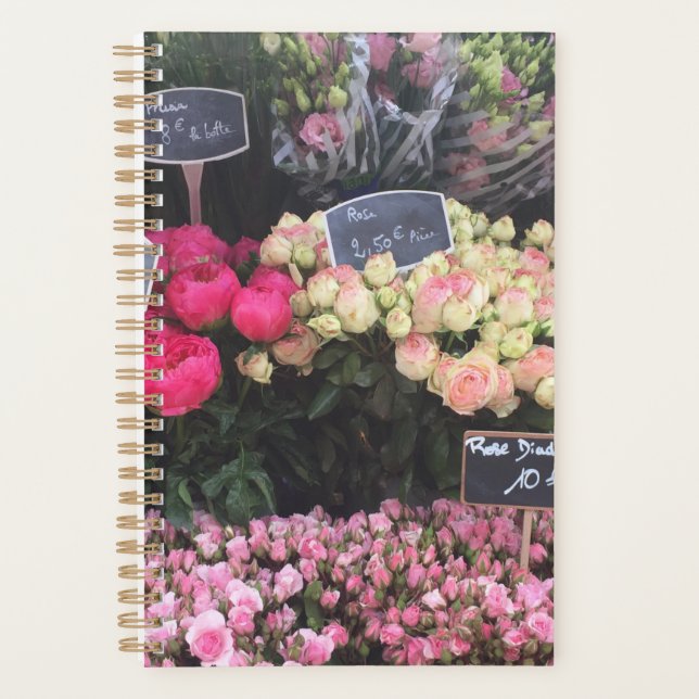 Agenda French Flowers Planner (Anverso)