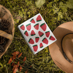 Agenda Fresas orgánicas de verano - rojas y verdes