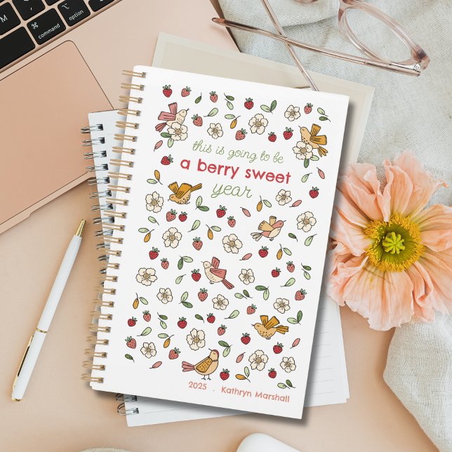 Agenda Fresas y aves Berry Sweet Year (Subido por el creador)
