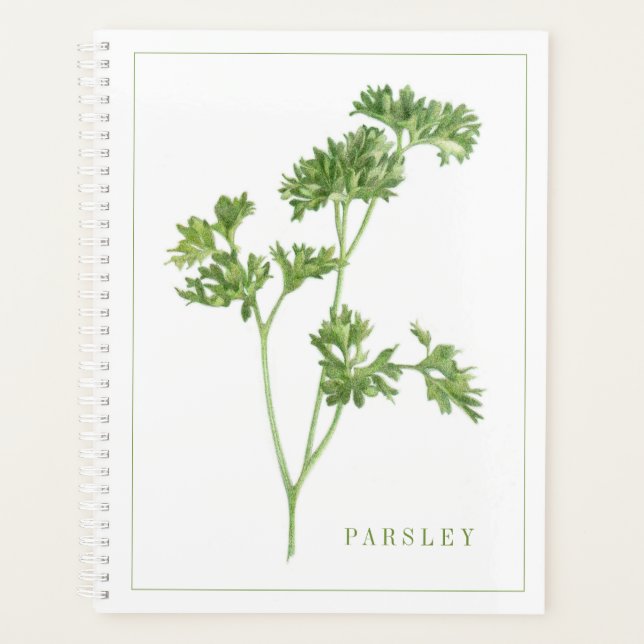 Agenda FRESH PARSLEY 8.5x11 Planner / Calendario (Anverso)