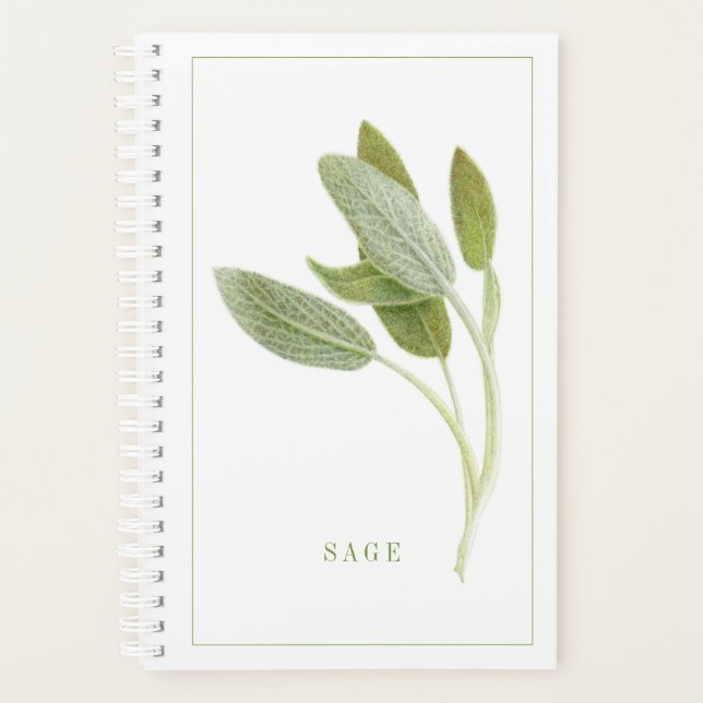 Agenda FRESH SAGE 5.5x8.5 Planner / Calendario (Anverso)