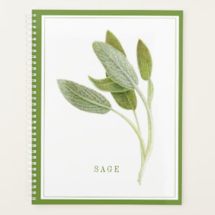 Agenda FRESH SAGE 8.5x11 Planner / Verde