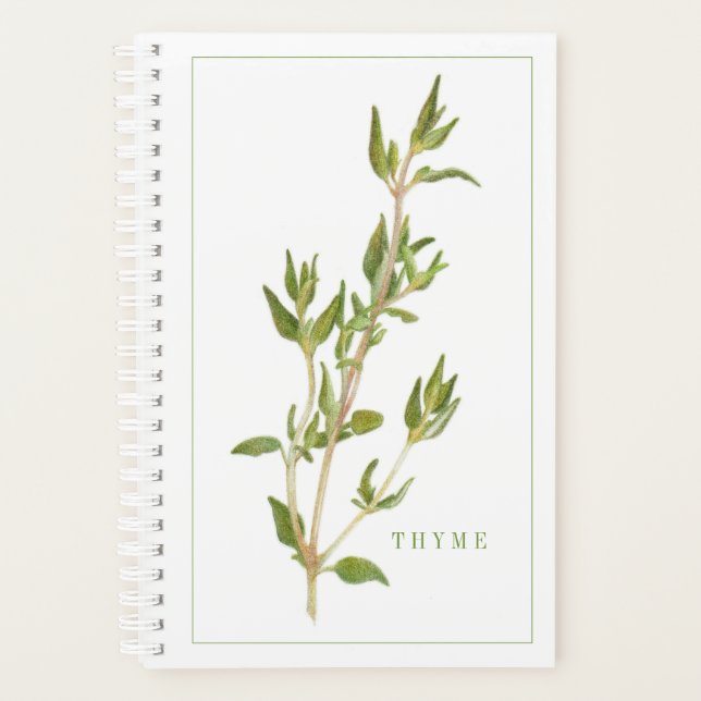 Agenda FRESH THYME 5.5x8.5 Planner / Calendario (Anverso)