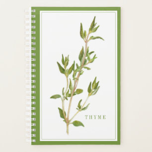Agenda FRESH THYME 5.5x8.5 Planner / Verde