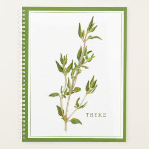 Agenda FRESH THYME 8.5x11 Planner / Green