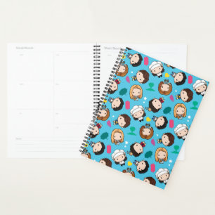 Agenda FRIENDS™ Patrón Chibi de Personajes
