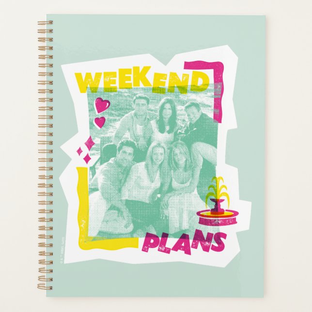 Agenda FRIENDS™ | Planes para el fin de semana (Anverso)