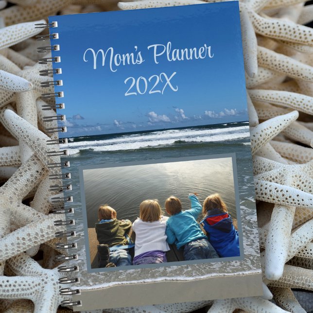 Agenda Front Photo Custom Family Planner Ocean Scene (Subido por el creador)
