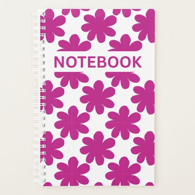 Agenda Fuchsia Floral Background | Bold & Feminine Aesthe (Anverso)