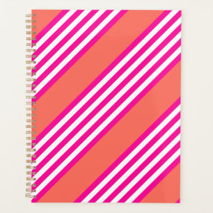 Agenda Fuchsia y el patrón de cinco rayas de coral vivo