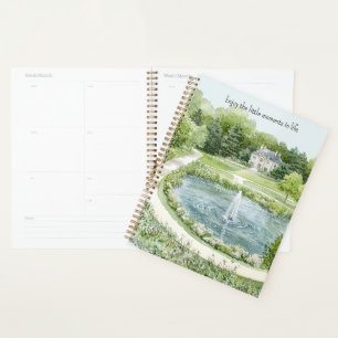 Agenda Fuente de agua romántica disfruta momentos florale
