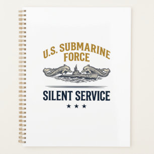 Agenda Fuerza de Submarino Vintage Servicio Silencioso Ve