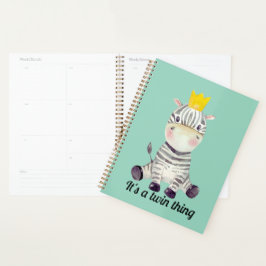 Agenda Fun Twin Zebra